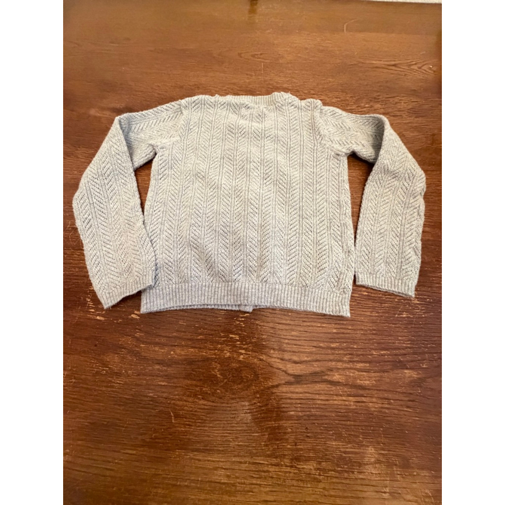 Gymboree Gray Knit Cardigan Sweater Girls Size 3T Button Front